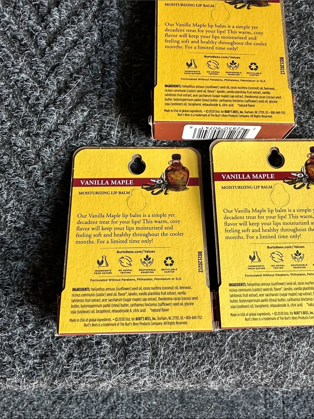 Burt’s Bees Vanilla Maple Moisturizing Lip Balm
