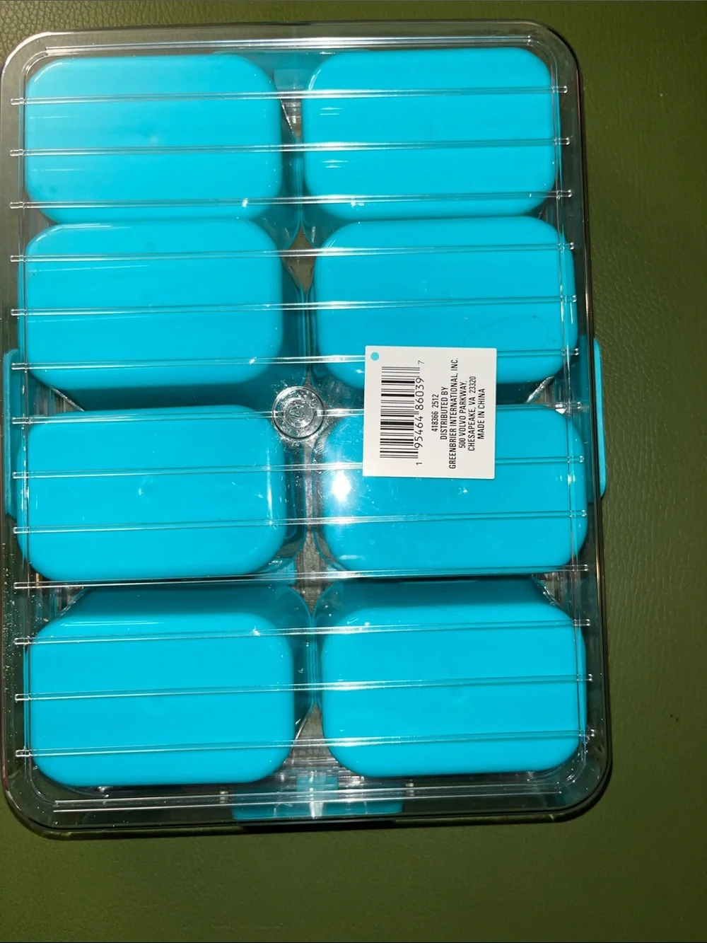 Marshalls clear plastic