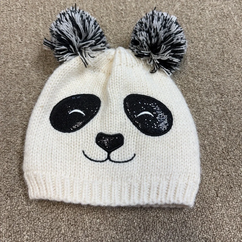 Old Navy: Girl’s Panda Beanie, Size L-XL