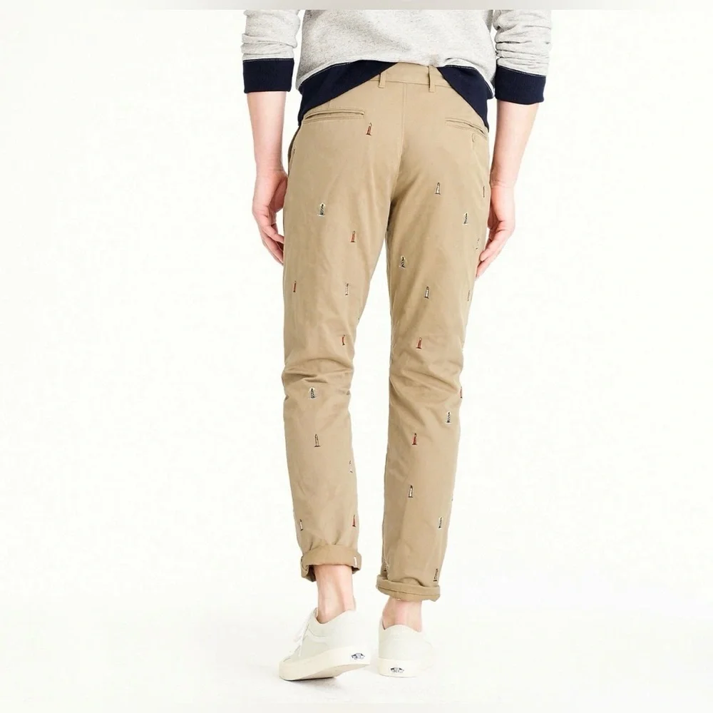 J. Crew allover lighthouse leg