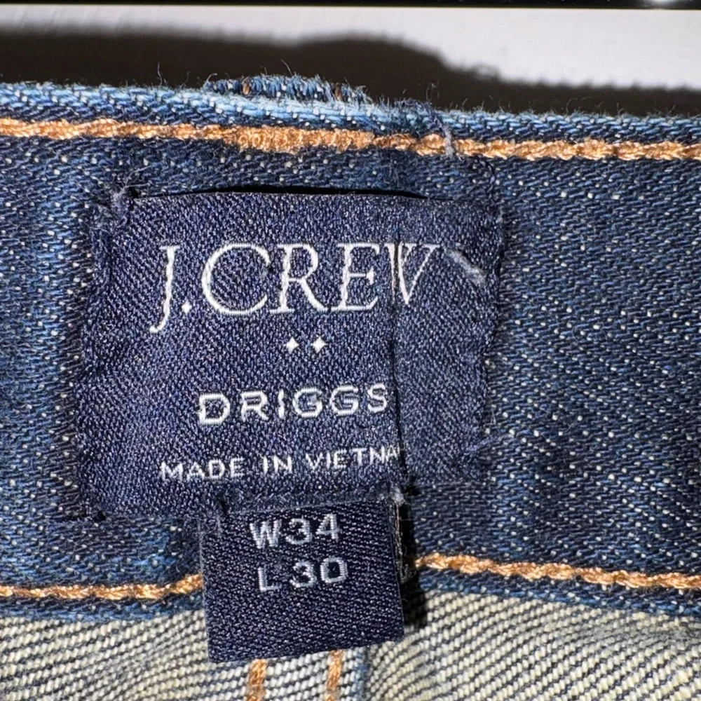 J. Crew whiskering known denim
