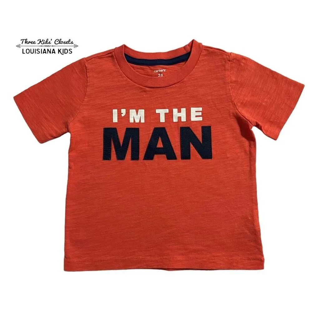Carter's 24m I'm The Man Appliqué Tee Shirt