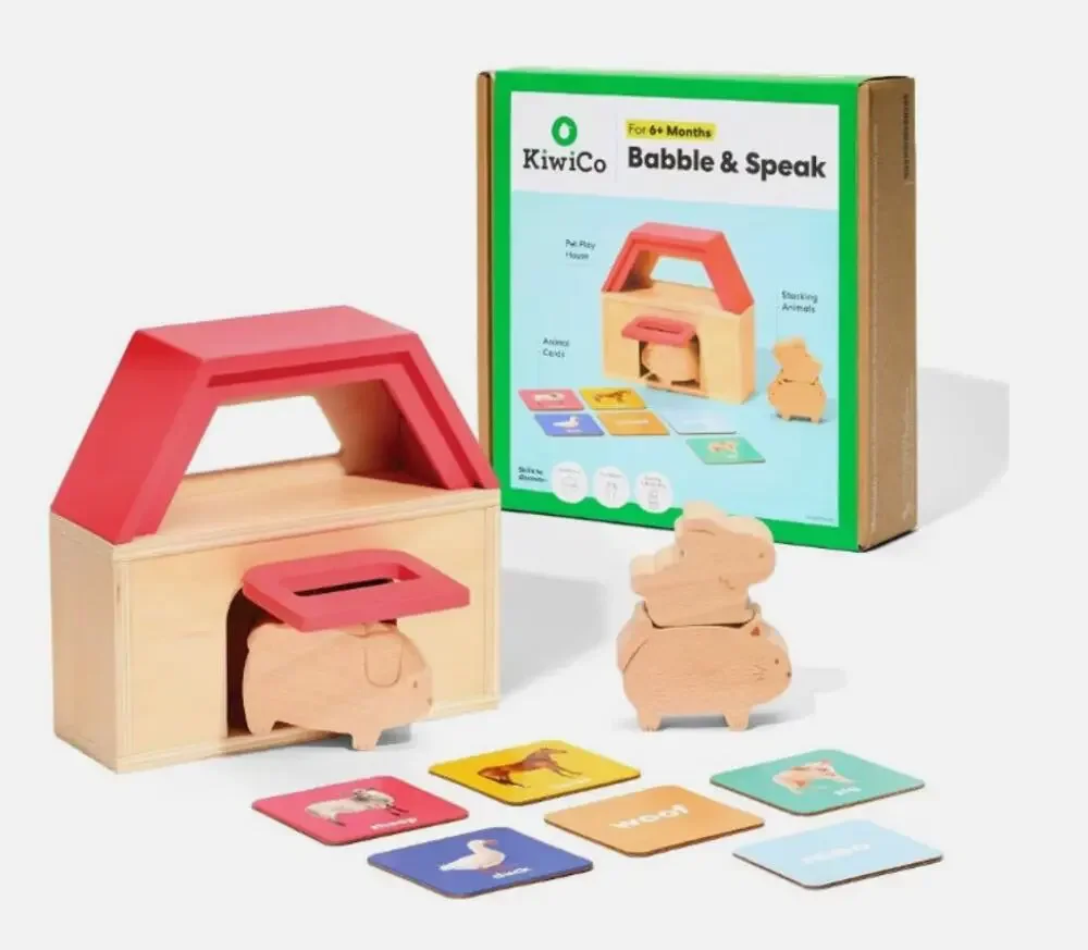 KiwiCo Activity Play Center 6m+ - Babble & Speak 10pc NWT
