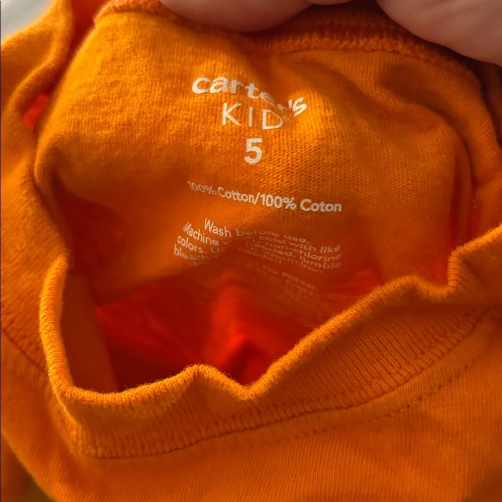 Carters vibrant orange