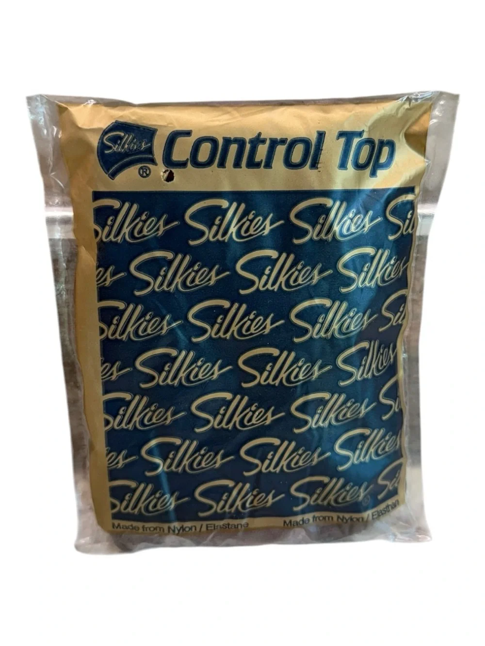 Vintage Silkies Control Top Pantyhose With Support Legs Queen XL Taupe 755