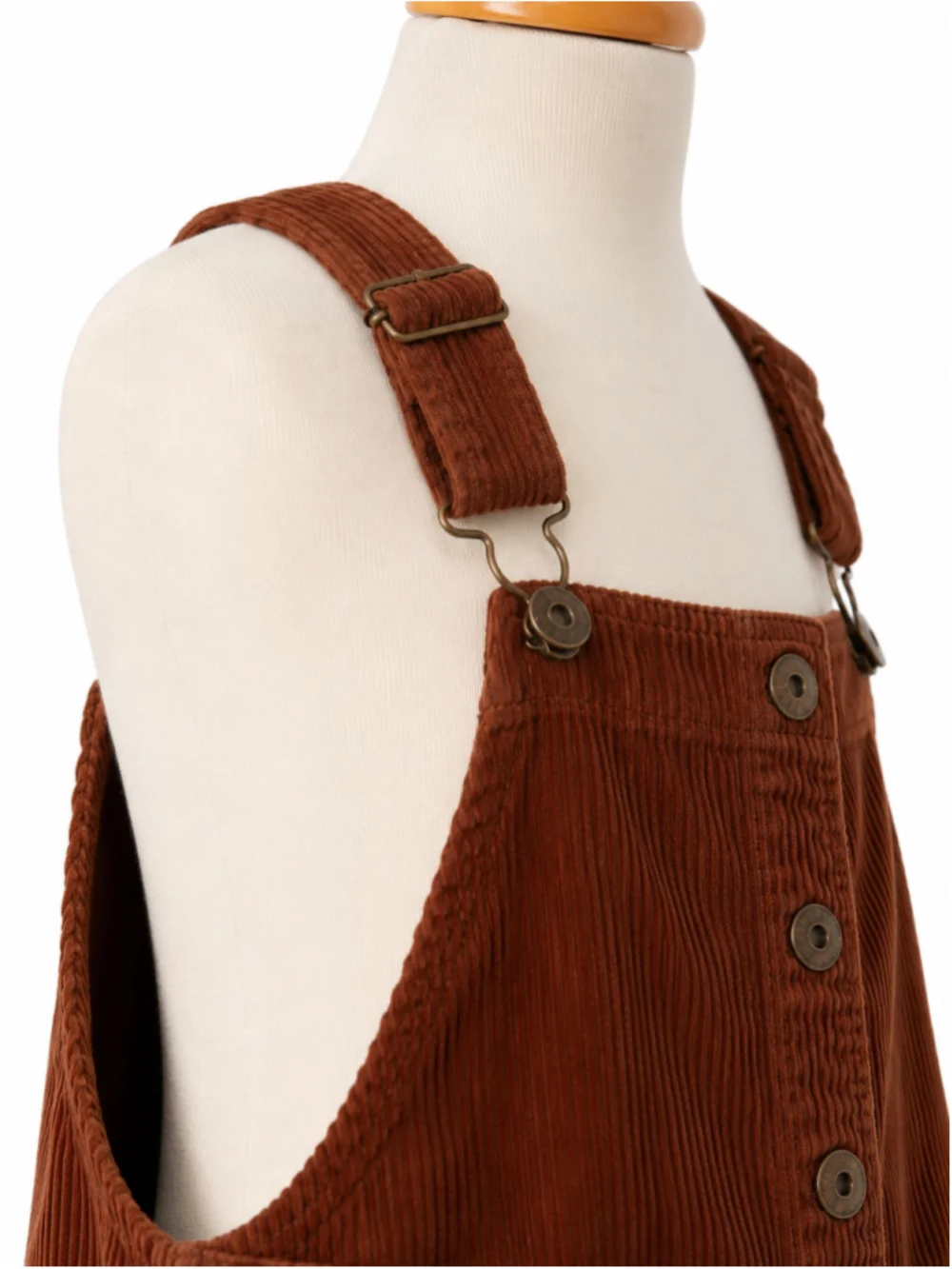 OshKosh B’gosh Chocolate Brown Corduroy Vestbak Jumper – Girls Size 12M