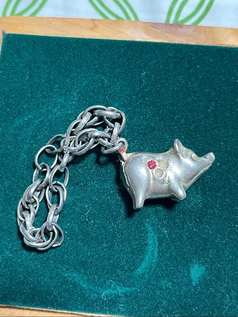 Vintage chunky silver