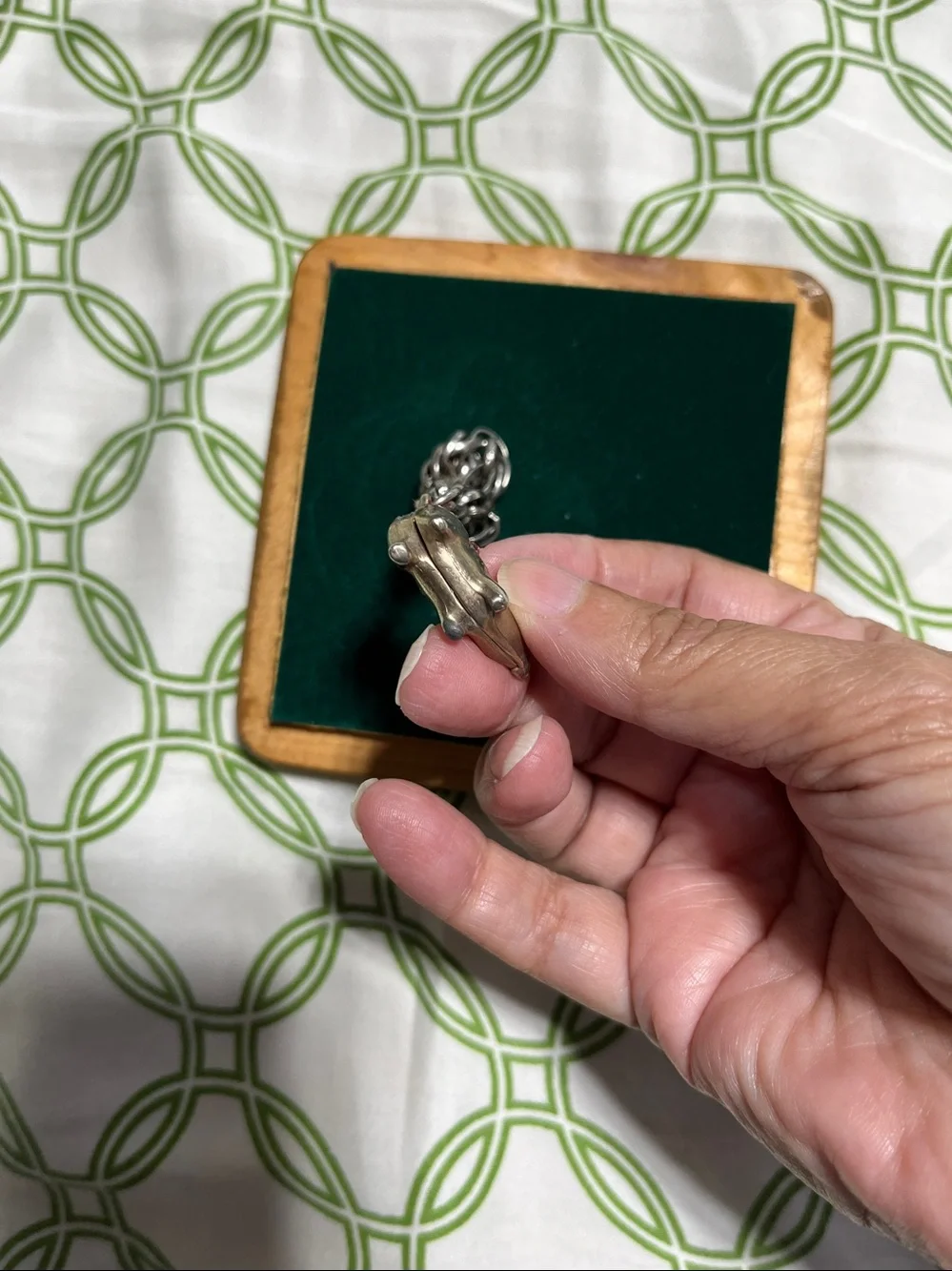 Vintage chunky silver