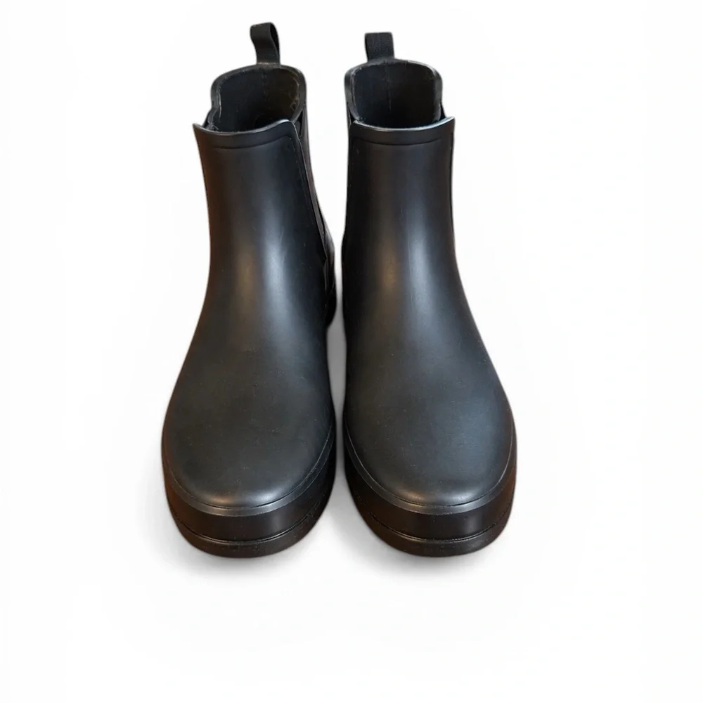 Hunter Black Chelsea Rain Boots