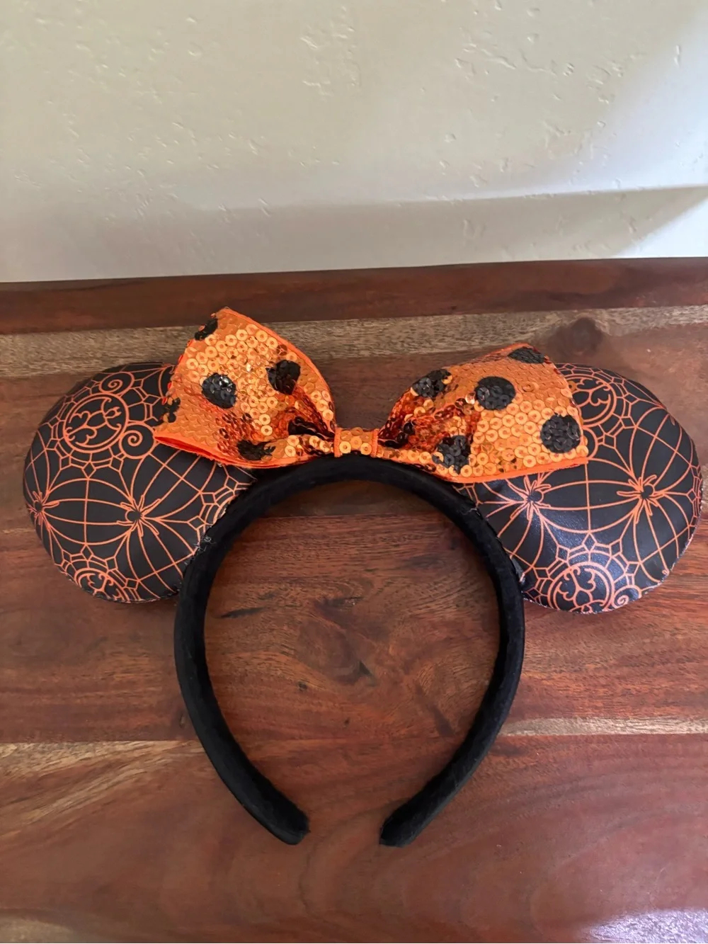 Halloween Minnie Mouse Ears Headband