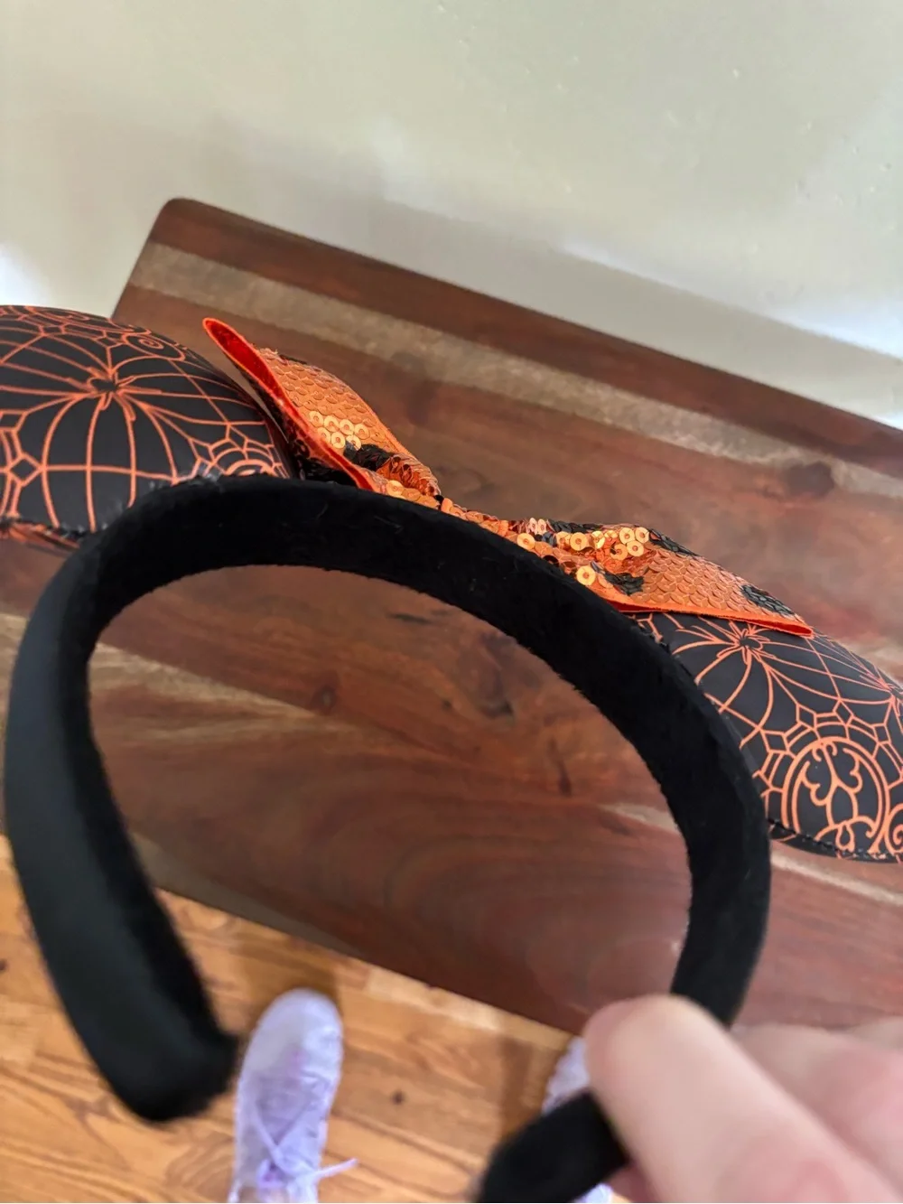 Halloween Minnie Mouse Ears Headband