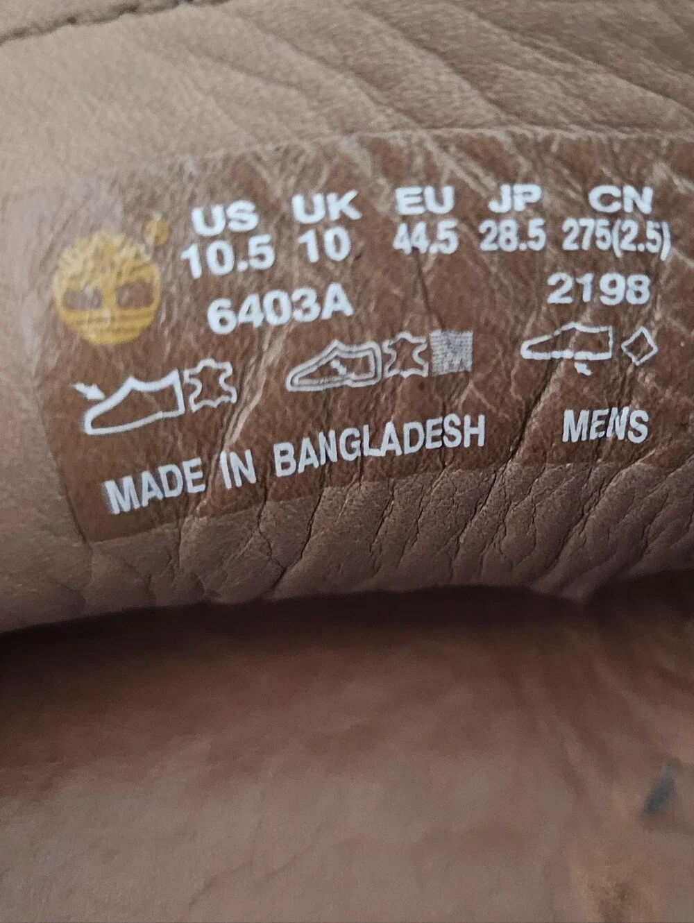 Timberland leather slip