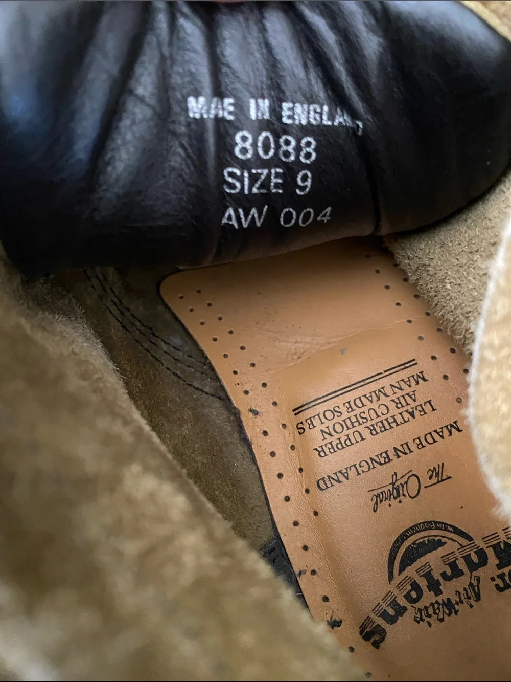 Dr. Martens Tan Suede Lace-Up Ankle Boots