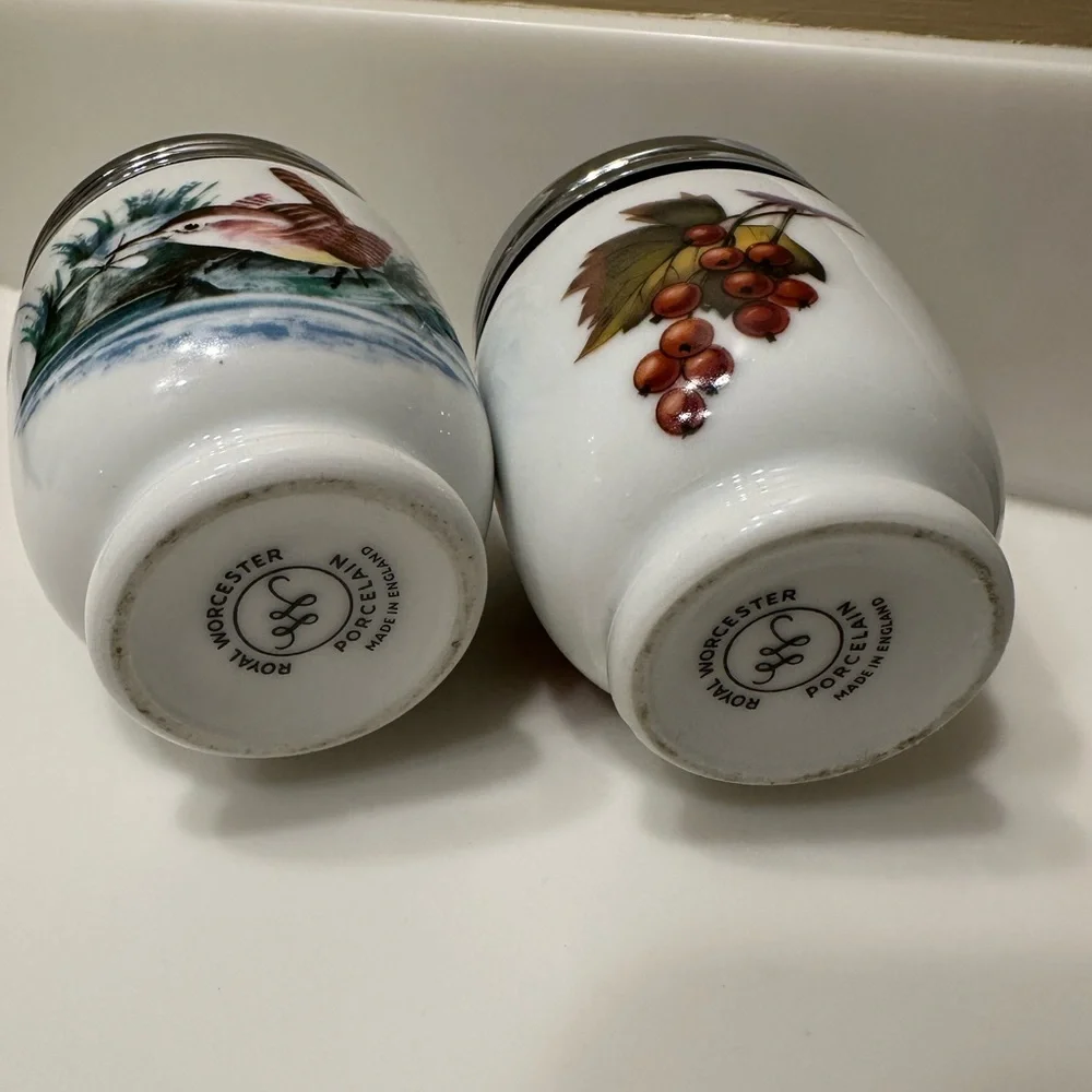 Royal Worcester charming canisters