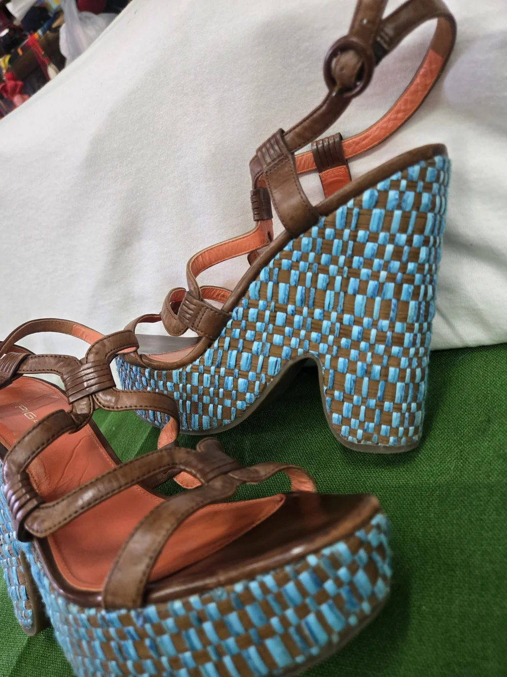 Via Spiga leather strappy