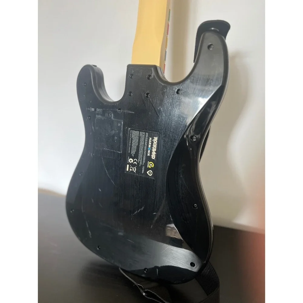 Rock Band Fender Stratocaster Guitar Controller Black Wii Parts Only