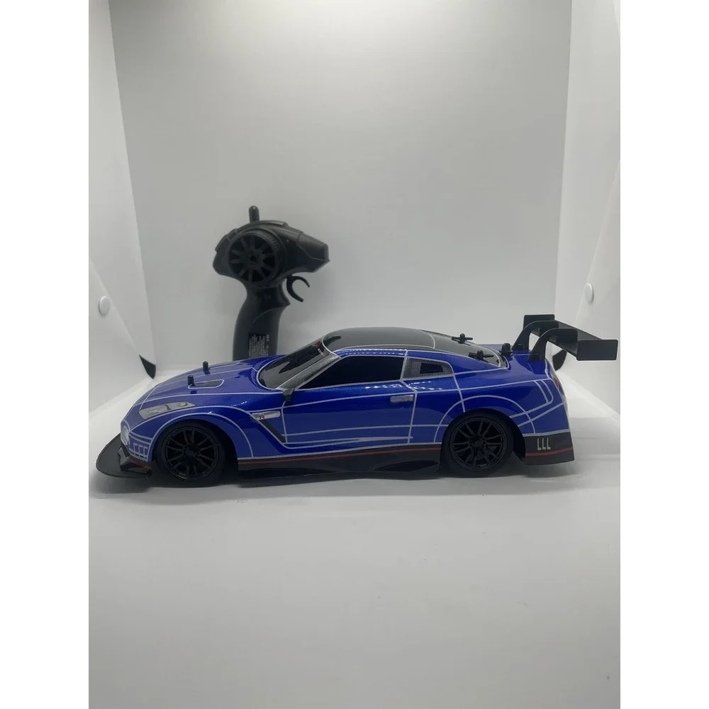 Hyper RC Nissan GTR LED Vapor Effects Blue Car Lights Tested 2017‎ GTR