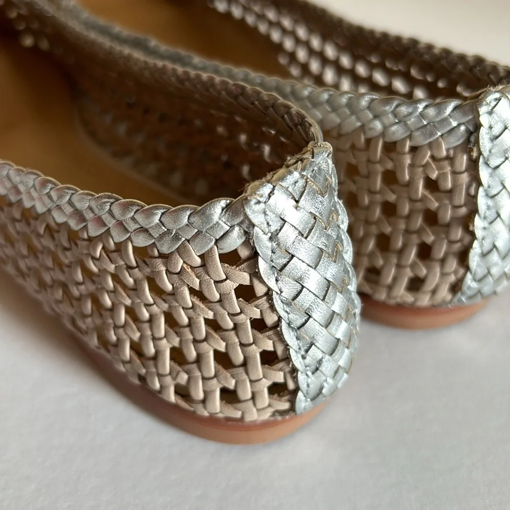 Tory Burch Chelsea Woven Cap Toe Ballet