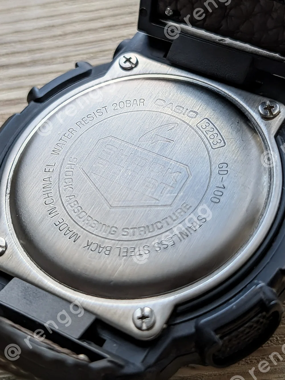 G-Shock circular styling