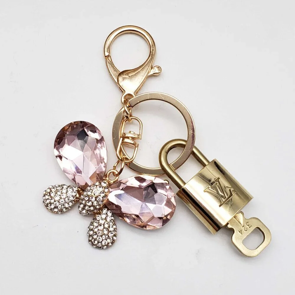 Louis Vuitton Gold Padlock 🔒 Key Set Authentic LV w/ Unbranded Keychain