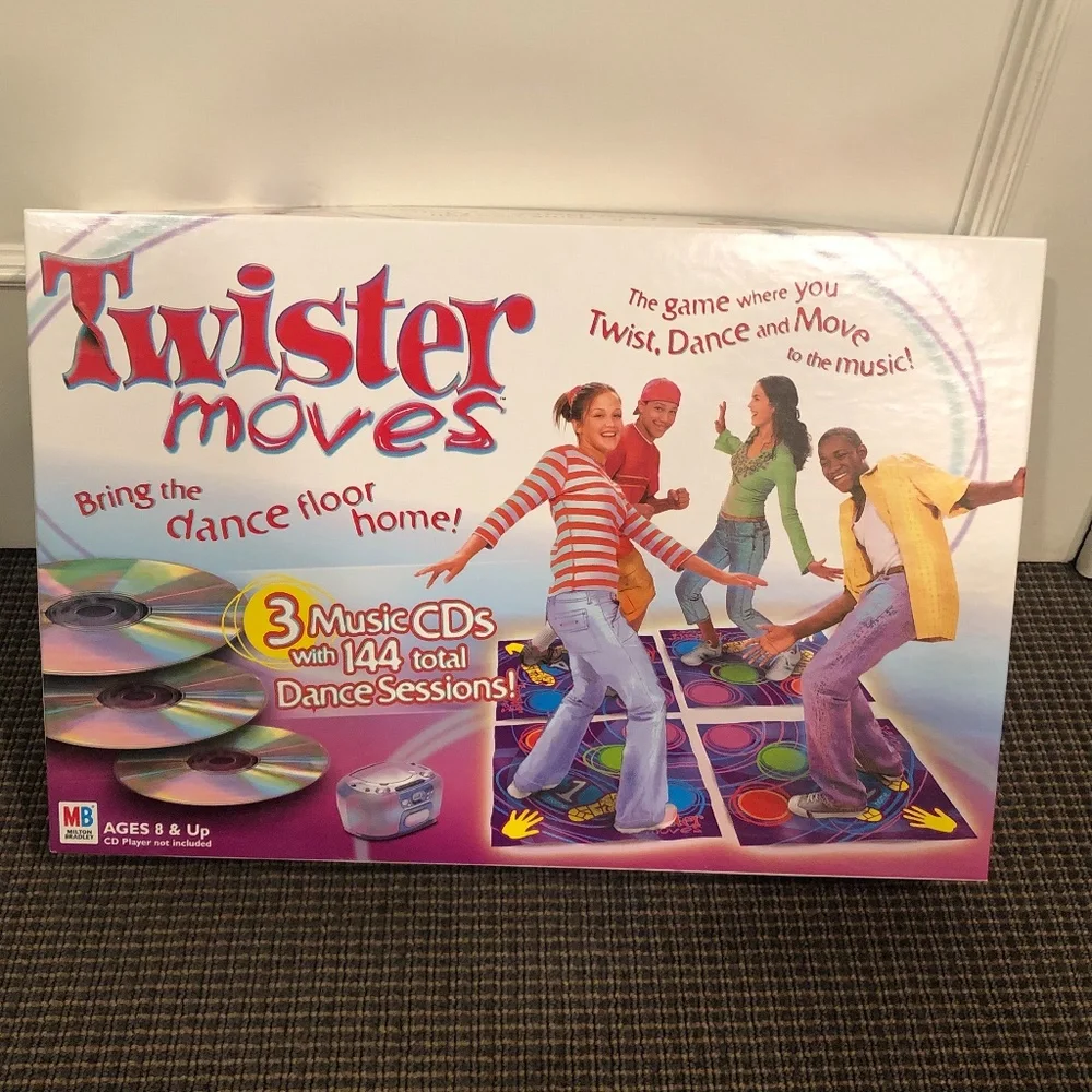 Milton Bradley twister moves