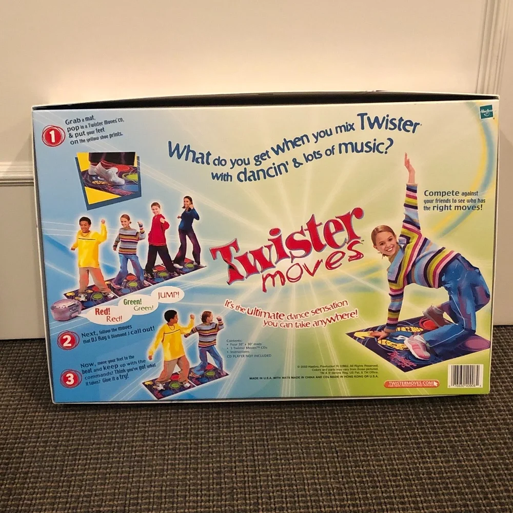 Milton Bradley twister moves