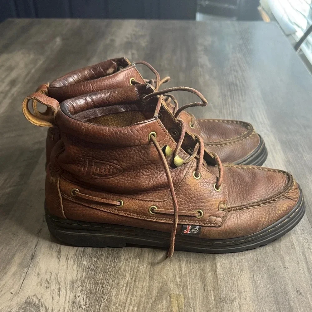 Justin Boots classic brown
