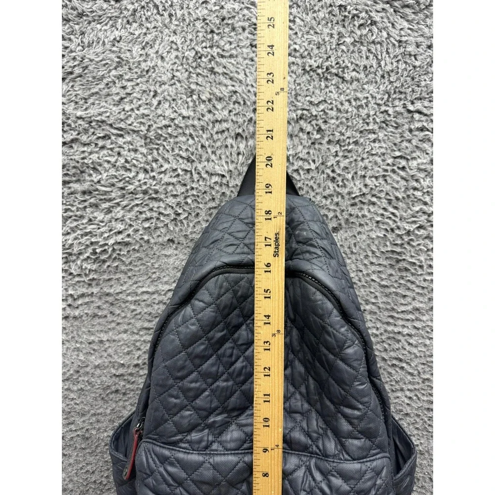 Mz Wallace New York Quilted Metro Laptop School Travel Backpack‎ Black Unisex