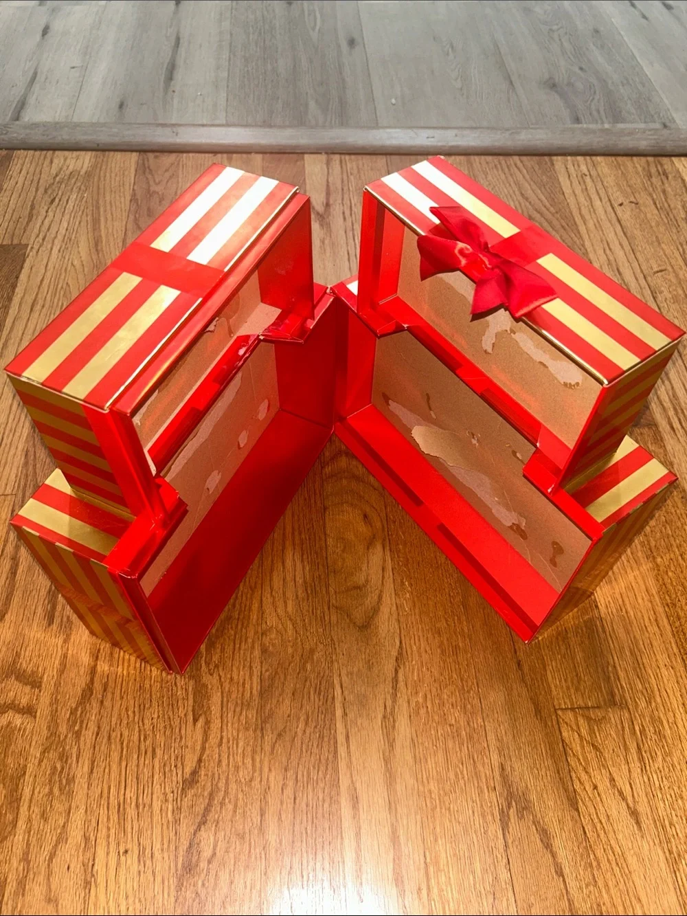 Macys festive striped