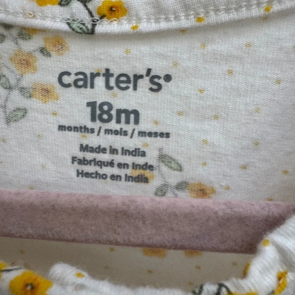 Carters only worn