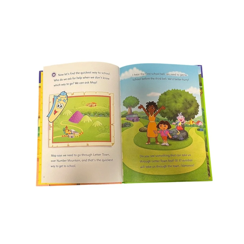 LeapFrog Tag Dora‎ the Explorer Dora Goes to School Read on Your Own Series Book
