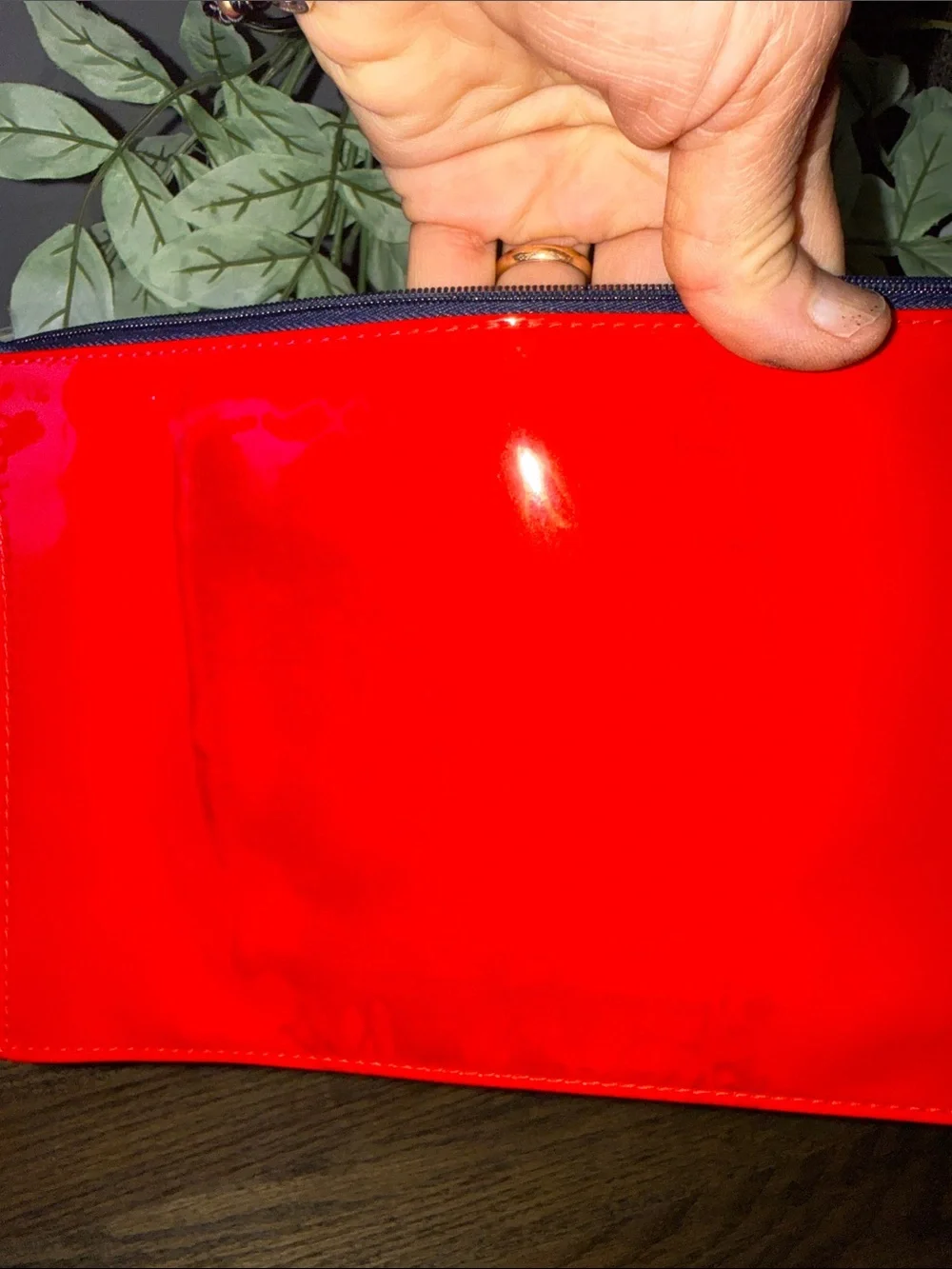Estee Lauder shiny red