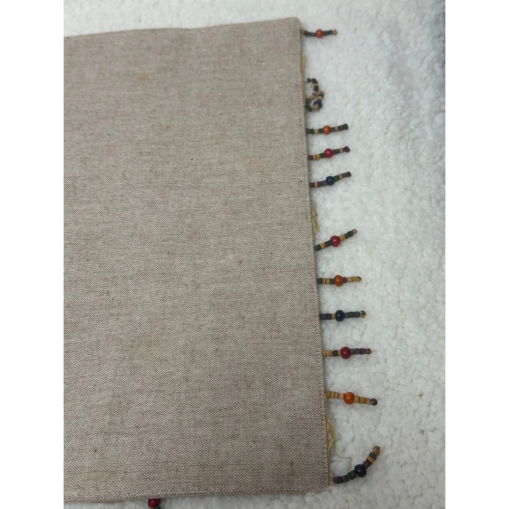 Set of 4 Beaded Horse Placemats – Crafting, Upcycling & Repurposing Project Only