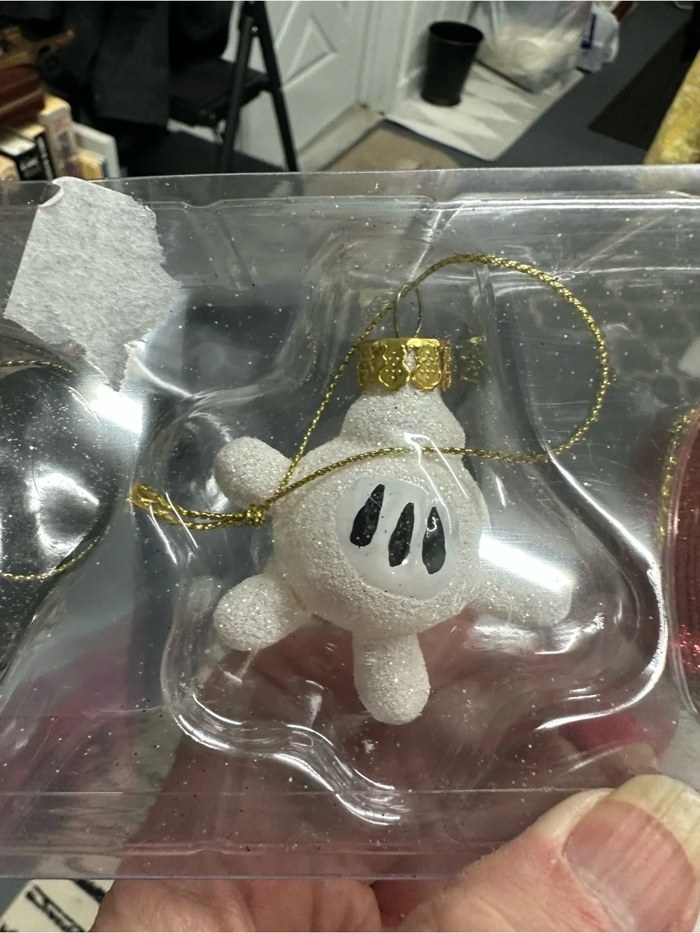 Vintage Disney Mickey Mouse Small Christmas Ornaments Set of 4 NIB