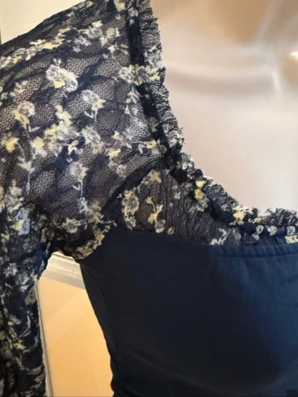Free People blue mesh