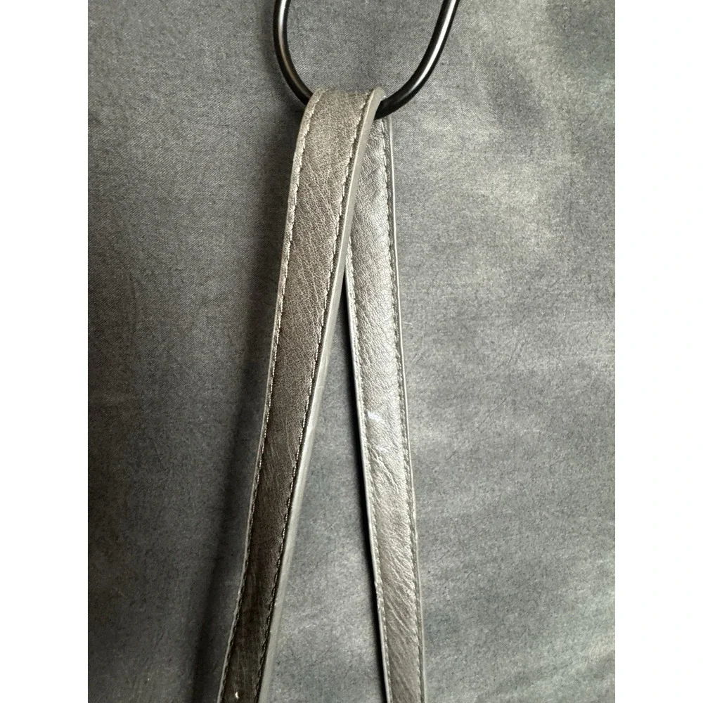 Antik Kraft Gray Vegan Leather Crossbody Bag Medium Satchel Faux‎ Leather Purse