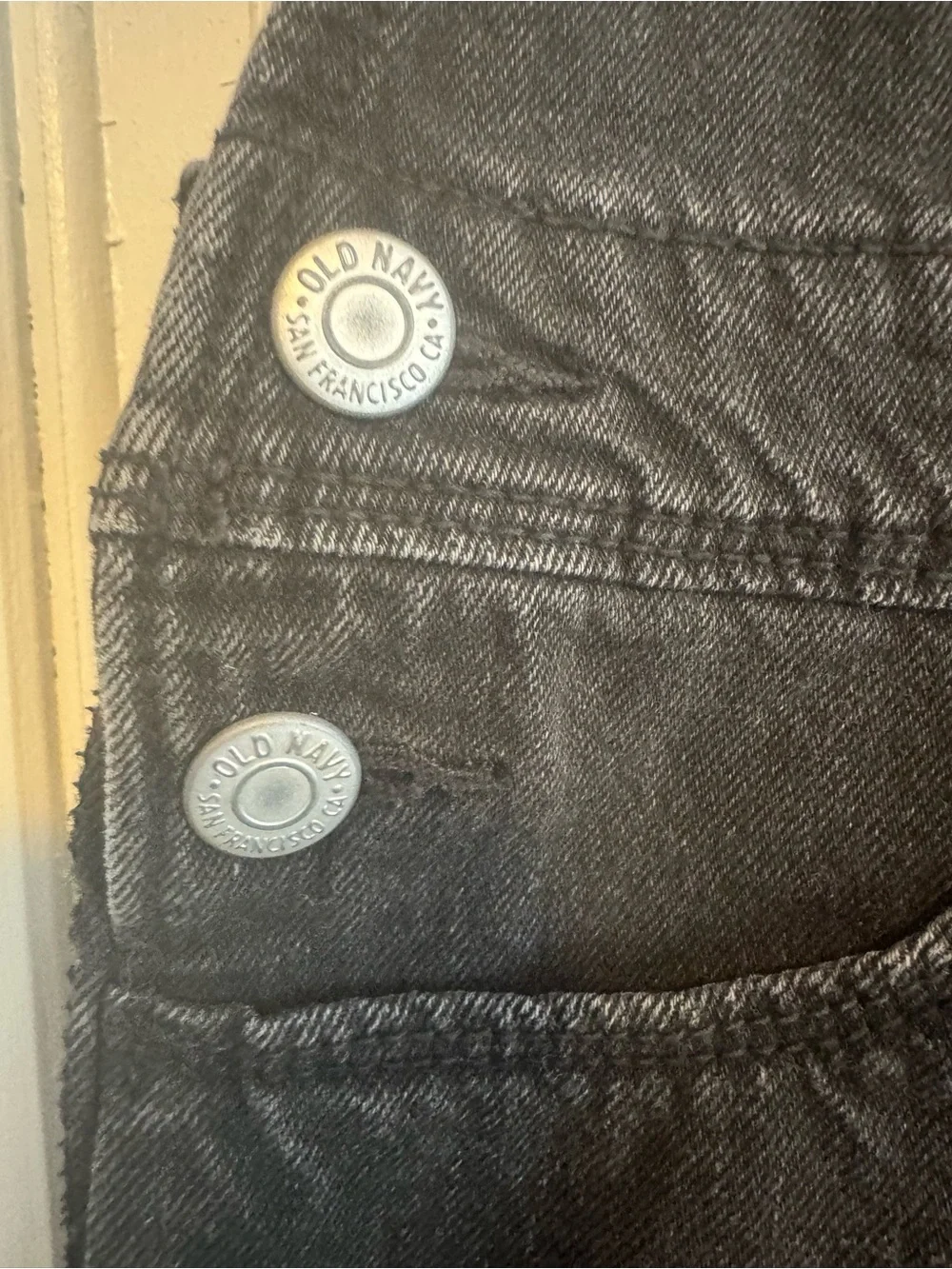 Old Navy black denim