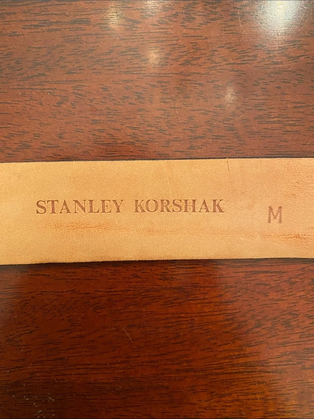 Stanley Korshak belt itself