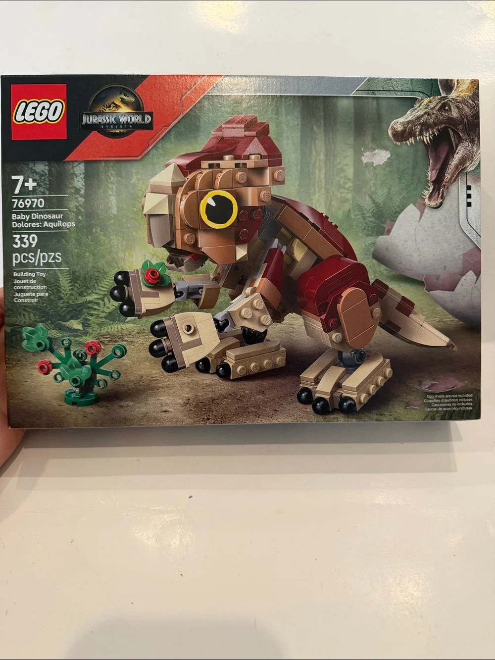 NWT LEGO Jurassic World Baby Dinosaur Dolores Aquilips Building Set