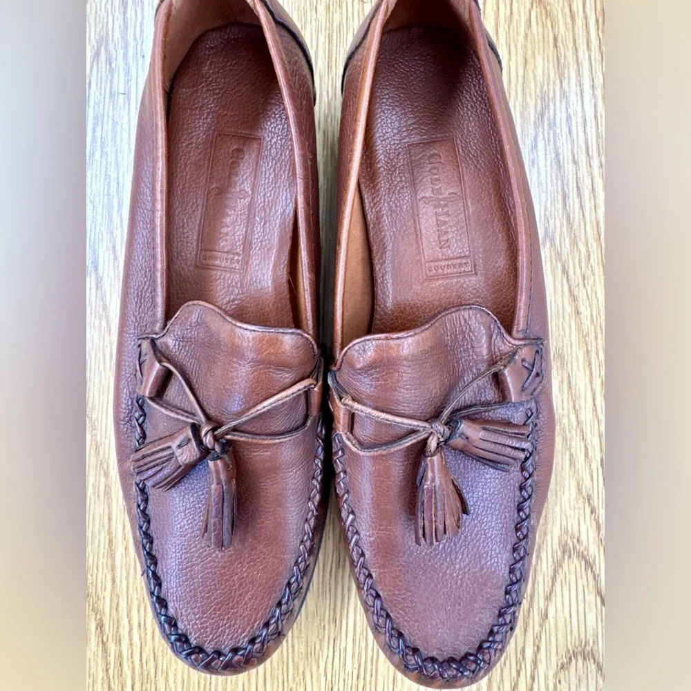 Cole Haan Women’s Genuine Leather Country Tassel Loafers Hand-sewn Moccasin 8B