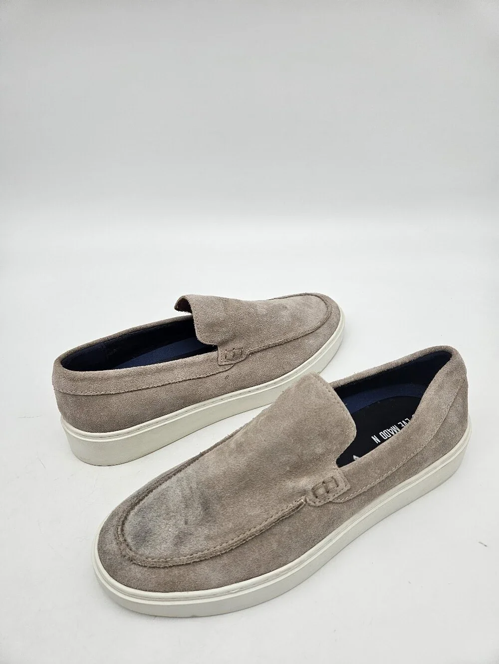 STEVE MADDEN GATLIN SLIP ON LOAFER TAN MENS SZ 9.5