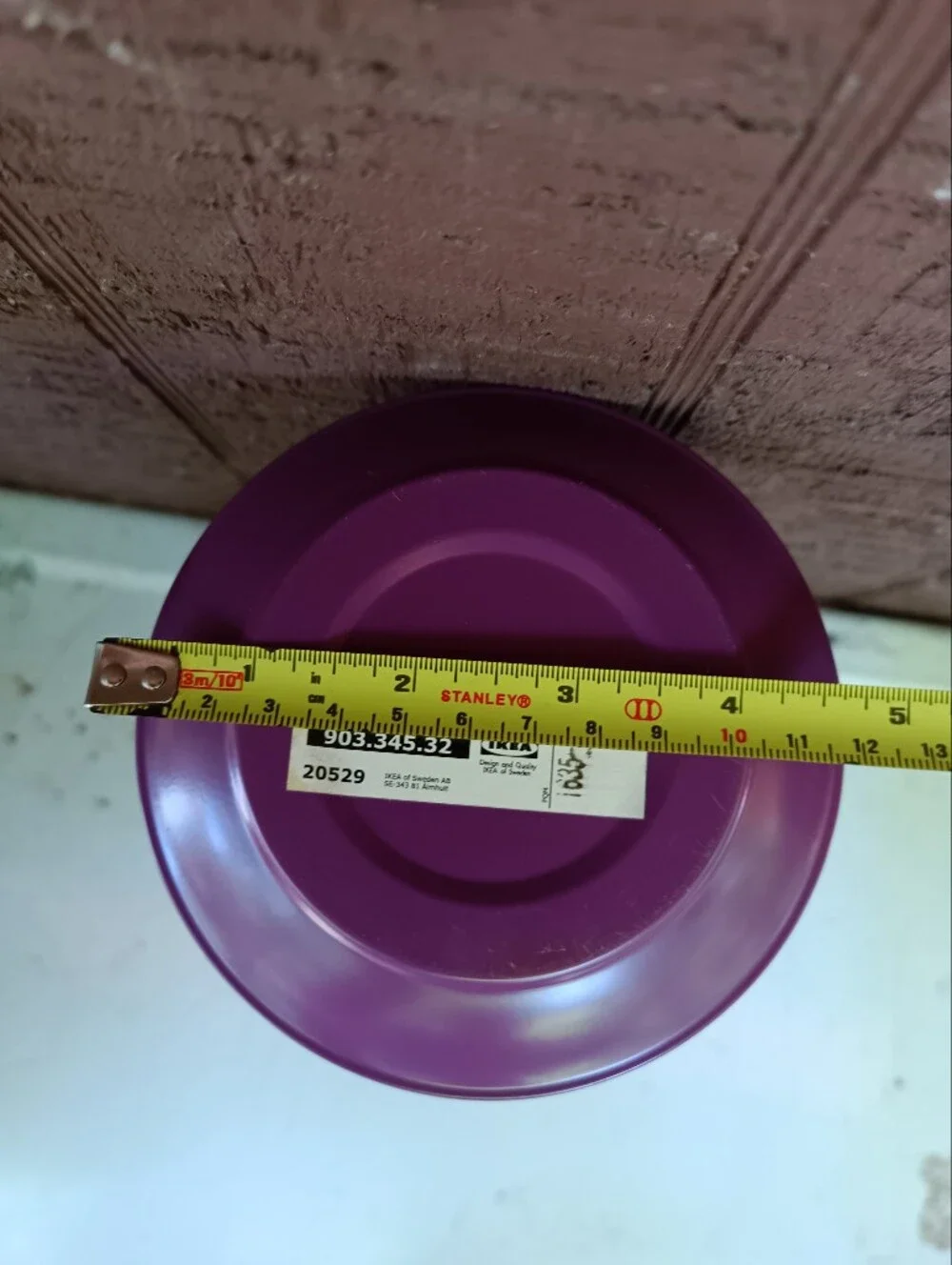 IKEA lantern Purple
