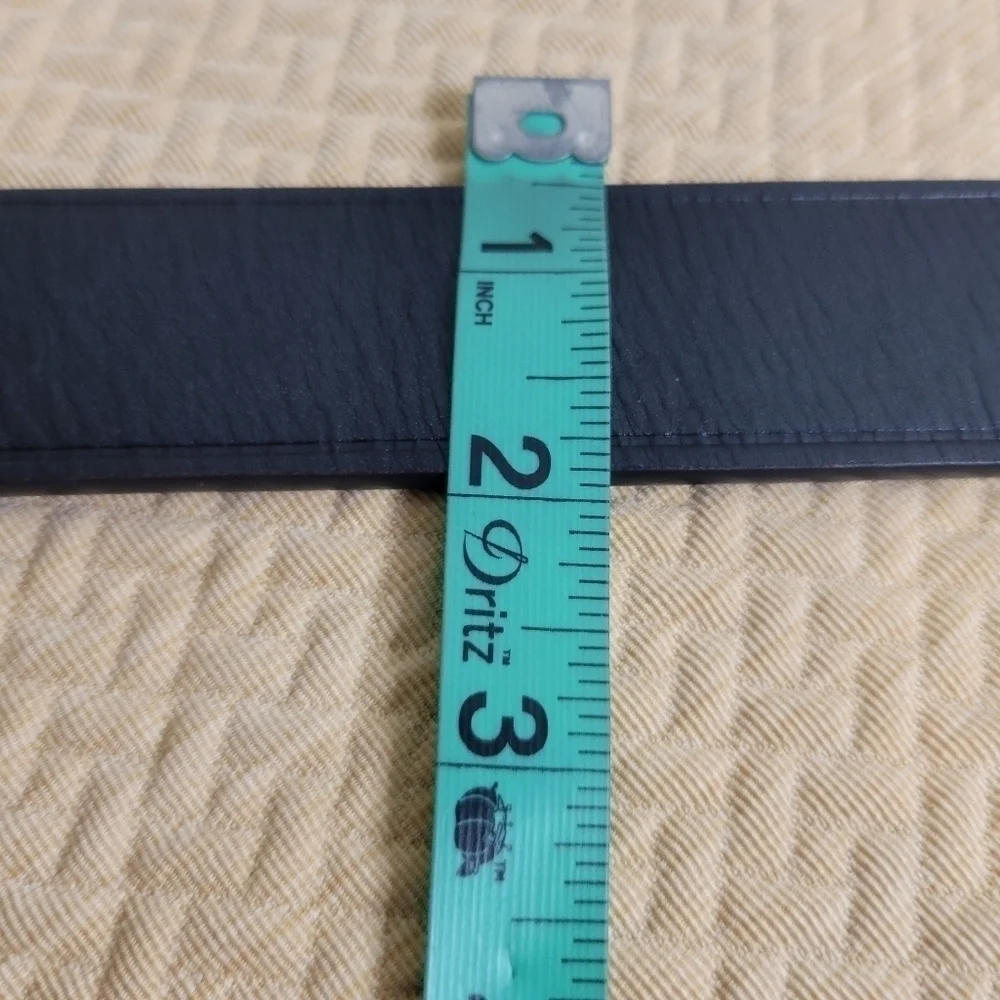 Fossil black leather