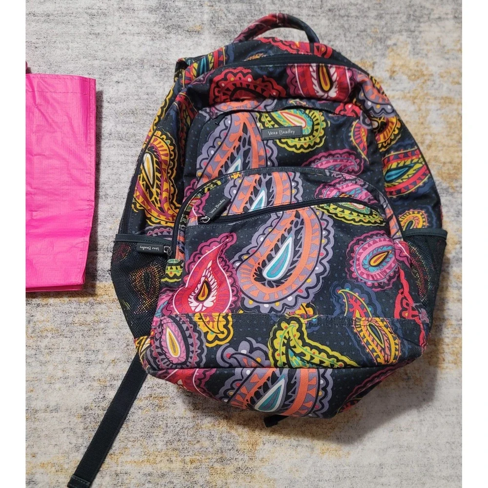 Vera Bradley Lighten‎ Up Essential Backpack in Twilight Paisley Pattern