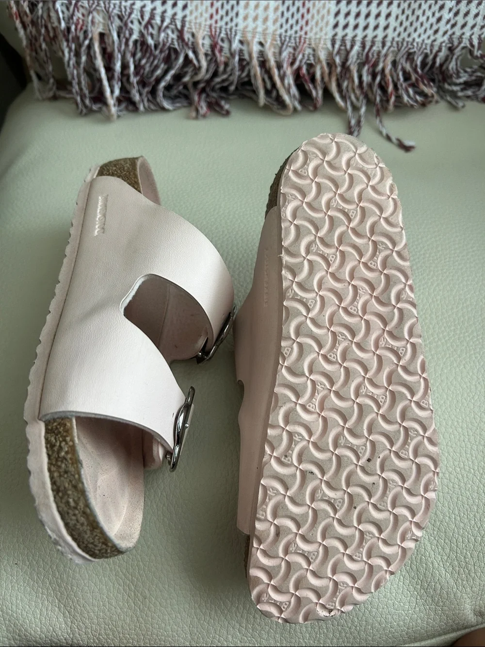Birkenstock floral buckles