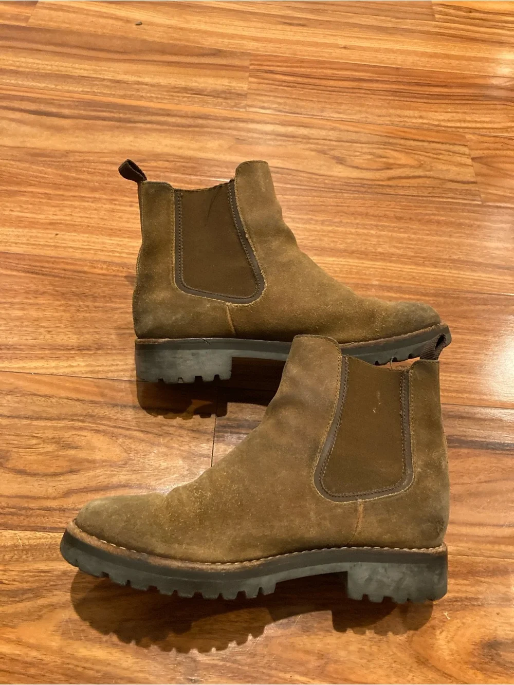 Thursday Boot Company Women's 6.5 Legend Brown Suede Chelsea Boots  Leather