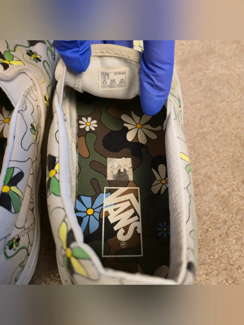 Vans classic floral