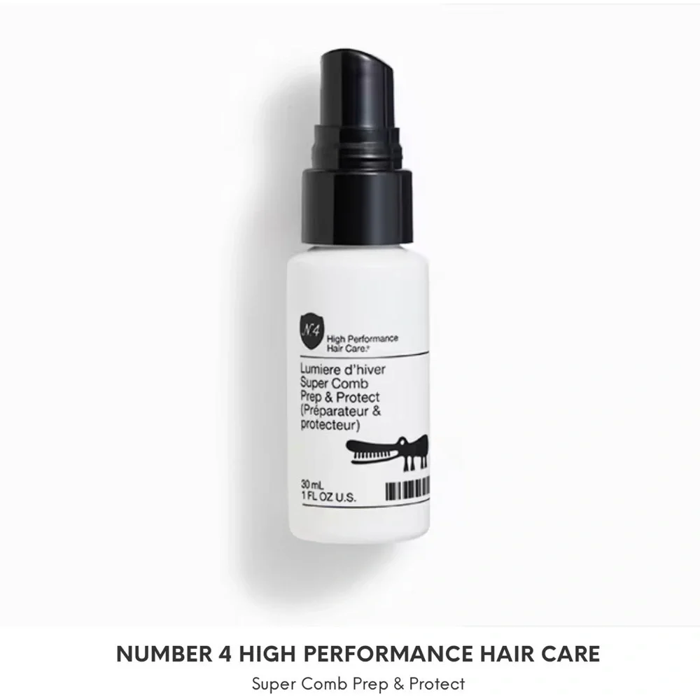 Number 4 High Performance Hair Care heat evenly repair