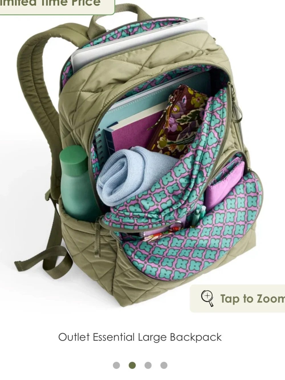 Vera Bradley spacious floral