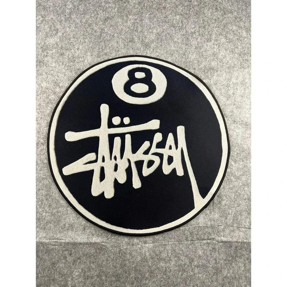 Stussy 8 Ball Worldwide Rug Non Slip Back